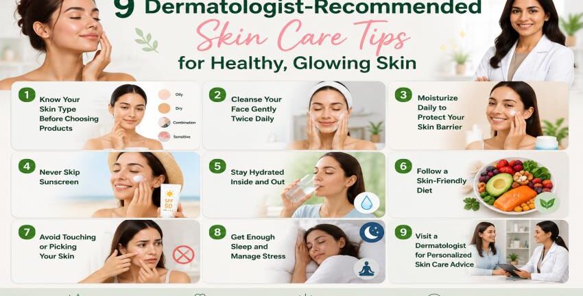 9 Dermatologist-Recommended Skin Care Tips